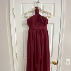 JJ's House A-Line V-neck Floor-Length Chiffon Dress